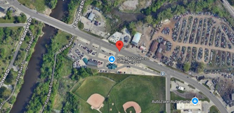 Aunt Ninas Drive-In - Aerial Map